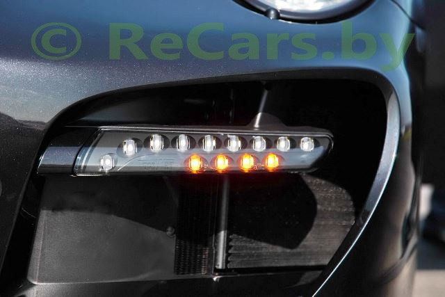 Фара Porshe Cayenne, 2010-2018 после ремонта LED DRL