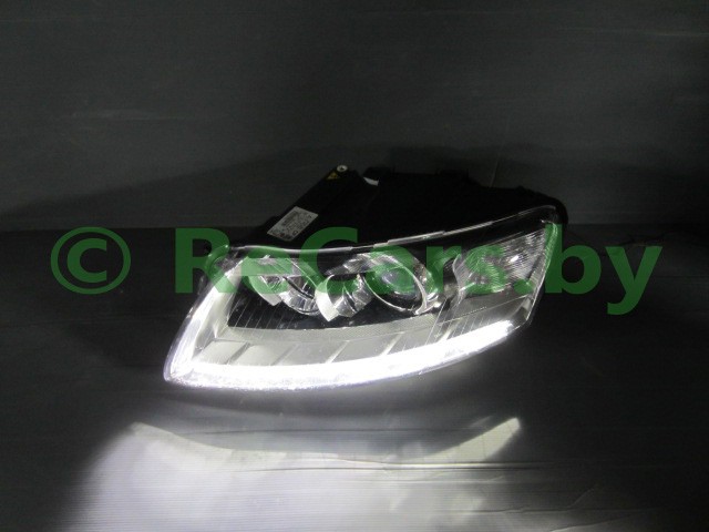 Фара Audi А6 C6 после ремонта LED DRL