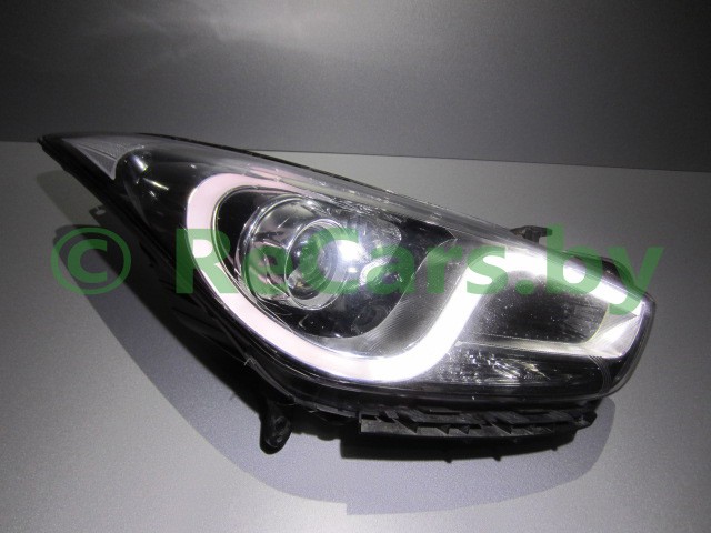 Фара Hyundai i40 2011-2015 после ремонта LED DRL: