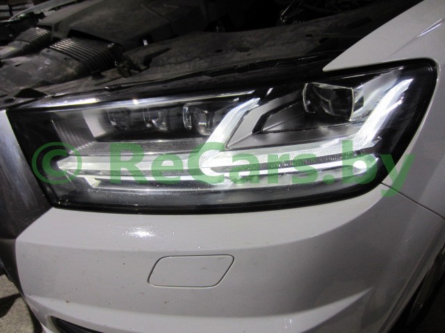 Audi Q7, 2015-2019, пример ремонта пожелтения LED DRL 