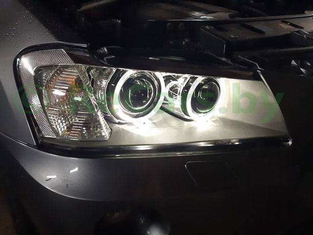 Фара BMW X3 F25 после ремонта LED