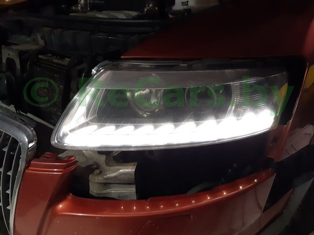 Ремонт LED DRL фары A6 C6 Allroud