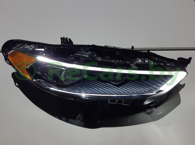Фара Ford Fusion после ремонта LED DRL
